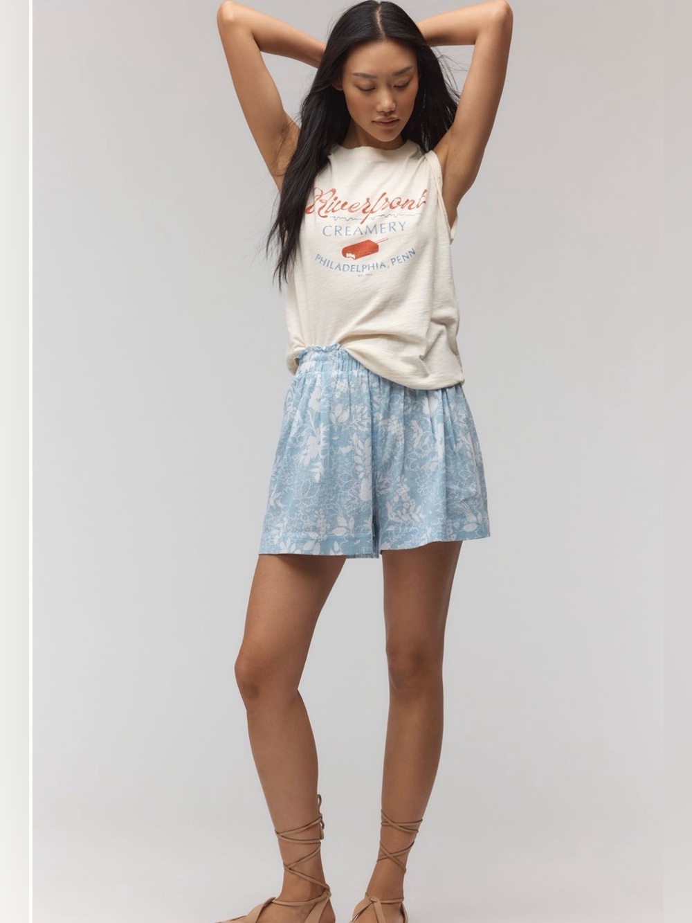 Anthropologie Pilcro Summertime Graphic “Vinnie” Tee NWT - Picture 2 of 7